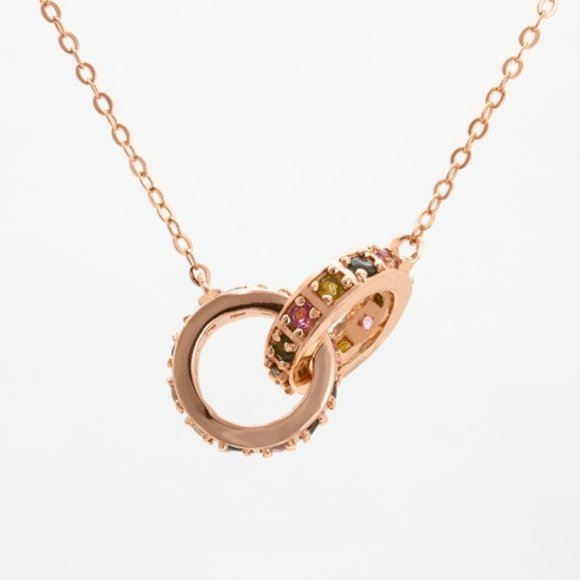 Multiple Gemstone Sterling Silver Necklace - Picture 2 of 3